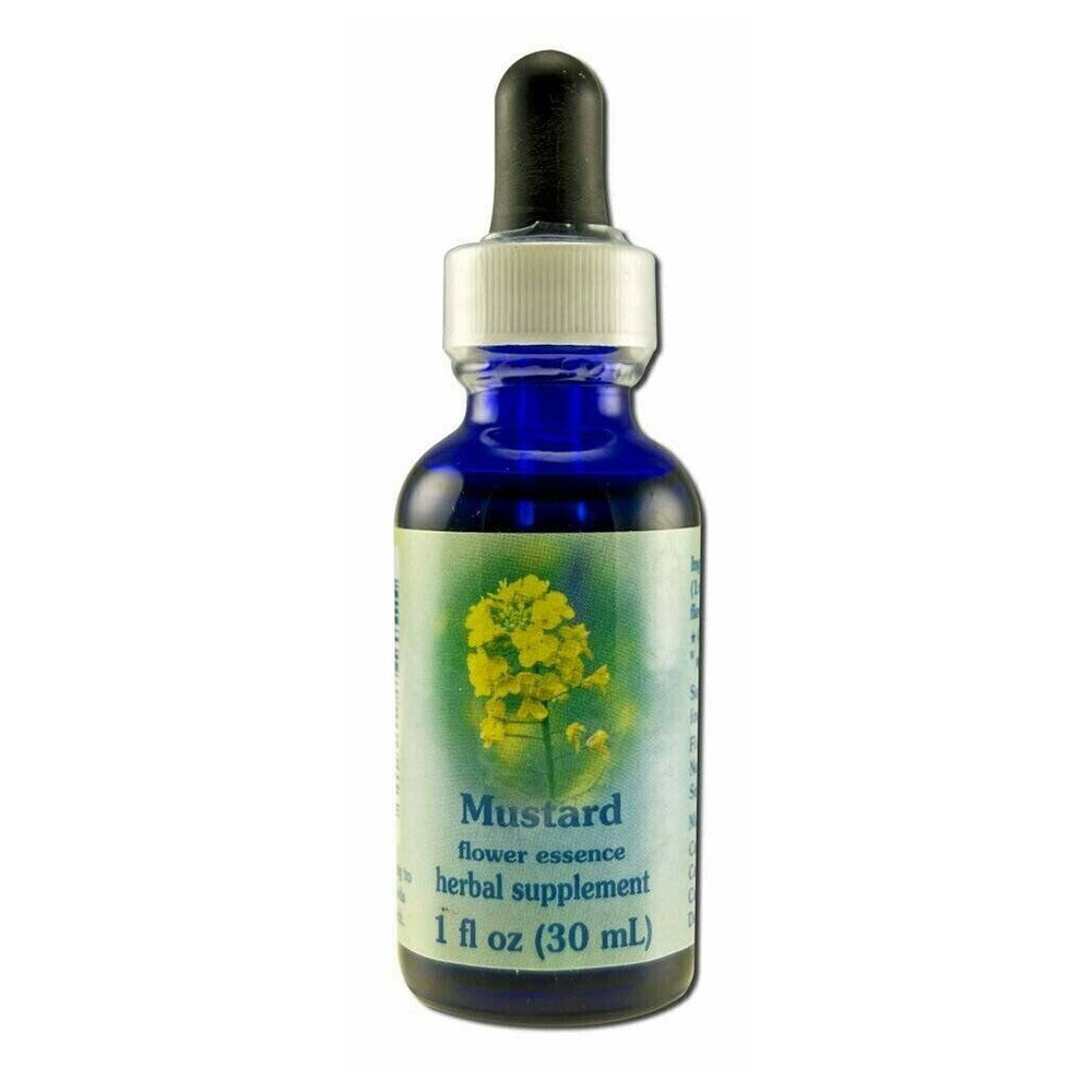Flower Essence Services Mustard Dropper Herbal Supplements, 1 Oz